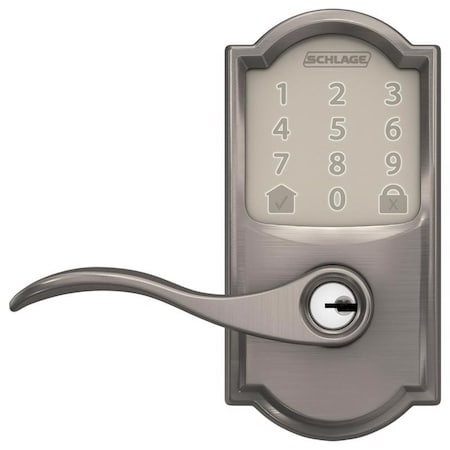 Schlage WIFI DEADBOLT W/LVR SN FE789WBVCAM619A